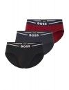 Slip Boss Bold -3 Pack- Cotton Stretch (Negro, Marino y Granate)