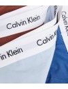 Bóxer Calvin Klein -3 Pack- Cotton Stretch (Marrón, Azul y Celeste)