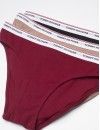 Braga Bikini Tommy Hilfiger -3 Pack- (Negro, Granate y Piel)