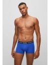 Bóxer Boss Bold -3 Pack- Cotton Stretch (Negro, Azul y Marino)