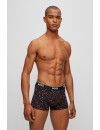Bóxer Boss Power Desig -3 Pack- Cotton Stretch (Negro, Fantasía y Negro)