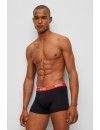 Bóxer Boss Power Desig -3 Pack- Cotton Stretch (Negro, Fantasía y Negro)