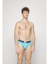 Slip Calvin Klein -3 Pack- CK96 Cotton Stretch (Azul, Gris y Fantasía)