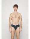Slip Calvin Klein -3 Pack- CK96 Cotton Stretch (Azul, Gris y Fantasía)