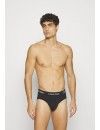 Slip Calvin Klein -3 Pack- Stencil Logo Cotton Stretch (Negro, Gris y Marino)