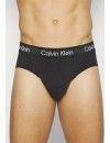 Slip Calvin Klein -3 Pack- Stencil Logo Cotton Stretch (Negro, Gris y Marino)