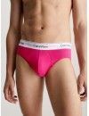 Slip Calvin Klein -3 Pack- Modern Cotton Stretch (Arena, Magenta y Gris)