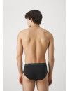 Slip Calvin Klein -3 Pack- Cotton Stretch (Negro Logo Azul, Verde y Gris)