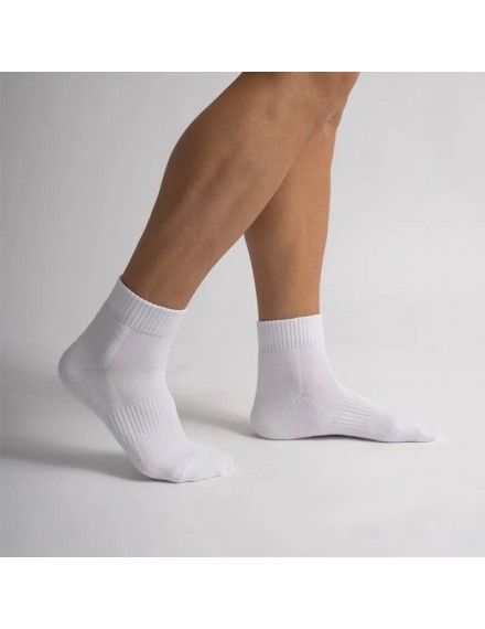 Calcetín de deporte Irene algodón con rizo unisex (Negro)