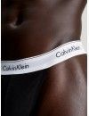 Tanga Calvin Klein -3 Pack- Modern Cotton Stretch (Gris, Verde y Negro)