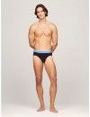 Slip Tommy Hilfiger -3 Pack- Signature Cotton Essentials (Marino Cinturilla Azul, Amarillo y Marino)