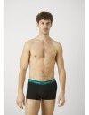 Bóxer Calvin Klein -3 Pack- Cotton Stretch (Negro Cinturilla Gris, Verde y Fucsia)