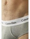 Slip Calvin Klein -3 Pack- Cotton Stretch (Gris, Verde y Fucsia)