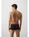 Bóxer Tommy Jeans -3 Pack- Original 1985 (Negro Cinturilla Multicolor)
