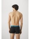 Bóxer Tommy Jeans -3 Pack- Original 1985 (Negro Cinturilla Roja, Negra y Verde)