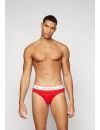 Slip Tommy Hilfiger -3 Pack- Signature Cotton Essentials (Celeste, Rojo y Marino)