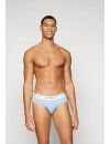 Slip Tommy Hilfiger -3 Pack- Signature Cotton Essentials (Celeste, Rojo y Marino)