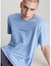 Camiseta Calvin Klein Modern Structure Manga Corta (Azul)