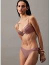 Sujetador Calvin Klein Flirty Push-Up Escotado (Teja)