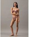 Sujetador Calvin Klein Flirty Push-Up Escotado (Teja)