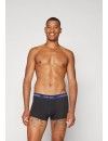 Bóxer Calvin Klein -3 Pack- Cotton Stretch (Negro Cinturilla Gris, Verde y Fucsia)