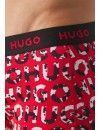 Bóxer Hugo -3 Pack- Design Cotton Stretch (Negro, Rojo Fantasía y Negro)