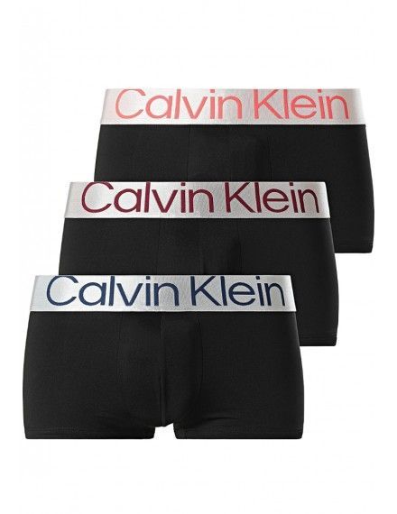 Slip Calvin Klein Reconsidered Steel -3 Pack- (Azul, Marino y Gris)