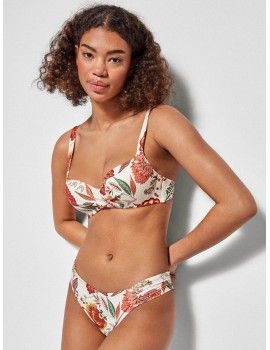 Bikini Gisela de Capacidad con Relleno Copas B-D Estampado Floral
