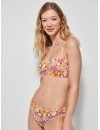 Bikini Gisela de Capacidad con Relleno Estampado Micro Geométrico