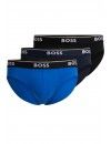 Slip Boss Power -3 Pack- Cotton Stretch (Negro, Marino y Azul)