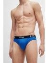 Slip Boss Power -3 Pack- Cotton Stretch (Negro, Marino y Azul)