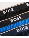 Slip Boss Power -3 Pack- Cotton Stretch (Negro, Marino y Azul)