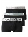 Bóxer Calvin Klein Steel Micro -3 Pack- (Negro Logo Multicolor) NB3074A-QTE