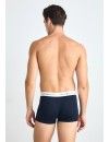 Boxer Tommy Hilfiger -3 Pack- Assinatura Cotton Essentials (Azul, Marinho e Fantasia)