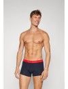 Boxer Tommy Hilfiger -3 Pack- Assinatura Cotton Essentials (Azul, Marinho e Fantasia)