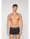 Boxer Tommy Hilfiger -3 Pack- Assinatura Cotton Essentials (Azul, Marinho e Fantasia)