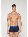 Boxer Tommy Hilfiger -3 Pack- Assinatura Cotton Essentials (Azul, Marinho e Fantasia)