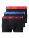 Boxer Tommy Hilfiger -3 Pack- Assinatura Cotton Essentials (Azul, Marinho e Fantasia)
