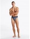 Slip Tommy Jeans -3 Pack- Original 1985 (Preto, Cinza e Azul Claro)
