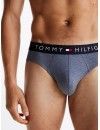 Slip Tommy Jeans -3 Pack- Original 1985 (Preto, Cinza e Azul Claro)