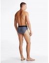 Slip Tommy Jeans -3 Pack- Original 1985 (Preto, Cinza e Azul Claro)