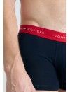 Bóxer Tommy Hilfiger -3 Pack- Signature Essentials (Marino Cint. Roja, Verde y Marino)