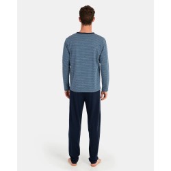 Pijama de Homem Massana de Tecido Tricot (Azul Vigoré)