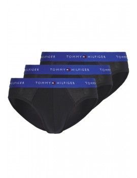 Slip Tommy Hilfiger -3 Pack- Signature Cotton Essentials (Marino Cint. Azul)