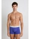 Boxer Tommy Hilfiger -3 Pack- Assinatura Cotton Essentials (Azul, Marinho e Fantasia)