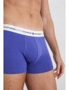 Boxer Tommy Hilfiger -3 Pack- Assinatura Cotton Essentials (Azul, Marinho e Fantasia)