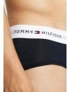 Slip Tommy Hilfiger -3 Pack- Signature Essentials (Marino Cint. Azul, Blanca y Granate)