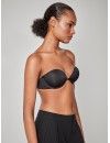 Sujetador Desmontable Gisela Escote Profundo 50 Posiciones (Negro)