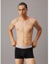 Boxer Calvin Klein Básico -3 Pack- (Preto com Cintura Branca)