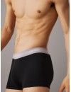 Boxer Calvin Klein Básico -3 Pack- (Preto com Cintura Branca)